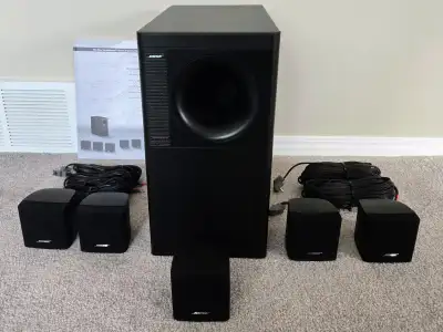 Beautiful condition Bose Acoustimass 6 Series II surround system. Includes passive Acoustimass base...