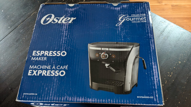 Oster Espresso Machine - NEW in Box, Never Used in Coffee Makers in Edmonton - Image 2