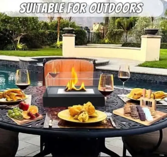 Tabletop Fire Pit Smores Maker Kit Indoor & Outdoor withCharc... in Fireplace & Firewood in Calgary - Image 4