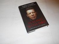 Theo Fleury "Playing With Fire" hardcover book - MINT Condition