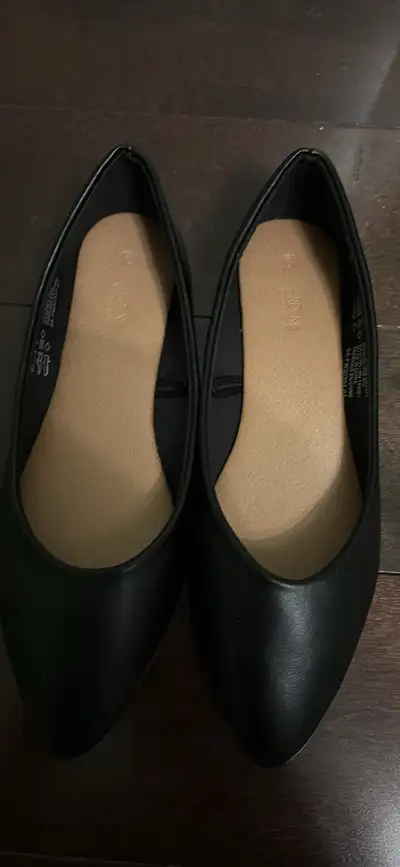 Ardene black ballet flats, View more