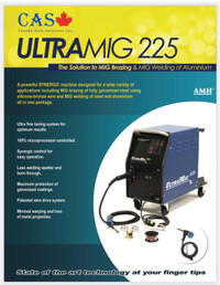 UltraMig 225 Powerful MIG Welder for Brazing, Steel & Aluminium