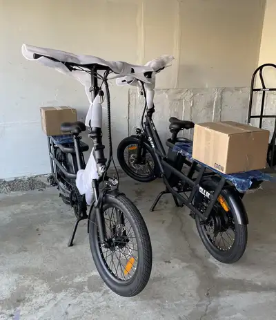 NEW! Ollie Longtail Cargo City EBike 500W 96km 32km/h MSRP $3050, View more
