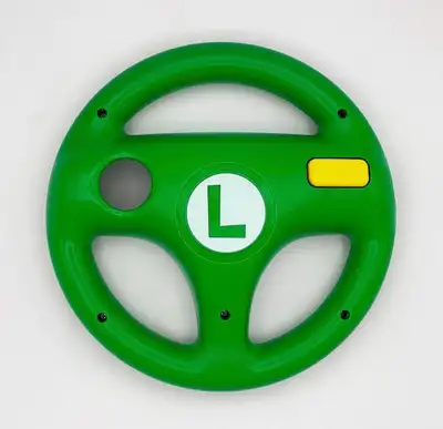 MARIO KART 8 STEERING WHEEL Luig Blaze through Mario Kart 8's exciting courses with this colorful an...
