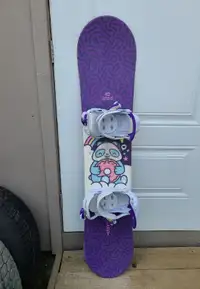 Capix 130cm snowboard with bindings