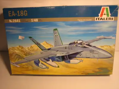 ITALERI AIRCRAFT MODEL KIT EA-18G  NO. 2641 1:48 SCALE, View more
