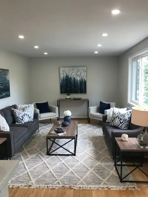 Fully renovated and spacious One bedroom suite with modern open concept kitchen featuring chrome acc...