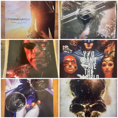 Price is after each item. or best offer. More pictures at request. More pop culture posters and merc...