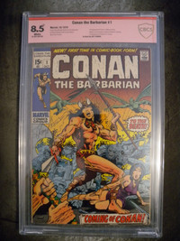 Conan The Barbarian #1 1970 CBCS 8.5 VSP Signed by Roy Thomas