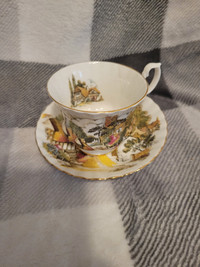 Royal Albert Bone China Teacup + Saucer, English Cottage Series