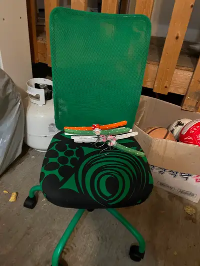 Desk, chairs, View more