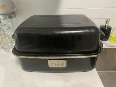 Master Chef Roasting Pan with Lid and Rack, View more