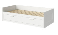 Ikea brimnes daybed (single bed to king) + 2 drawers