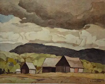 A.J. Casson “Barn Near Quadville" Litho - Appraised at $600, View more