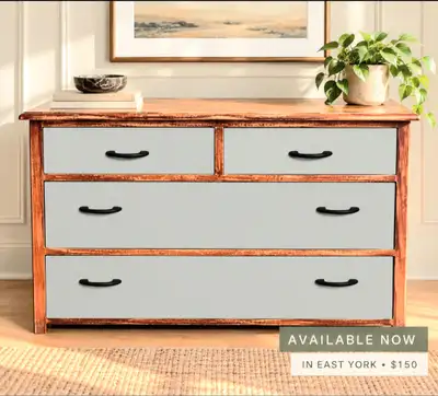 Solid Wood Credenza / Dresser – Refinished – $150, View more
