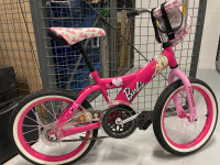 Barbie 16” bike - used in perfect condition like new