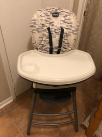 High chair 3-in-1 high chair, booster seat, stool $100