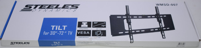 TV Wall Mount Tilt 30" To 72" New (NO TAX) in Video & TV Accessories in Mississauga / Peel Region
