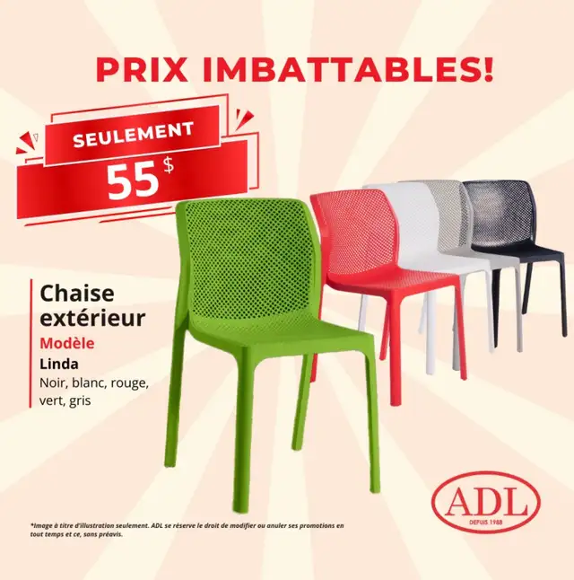 MOBILIER DE TERRASSE in Industrial Kitchen Supplies in Laval / North Shore - Image 4