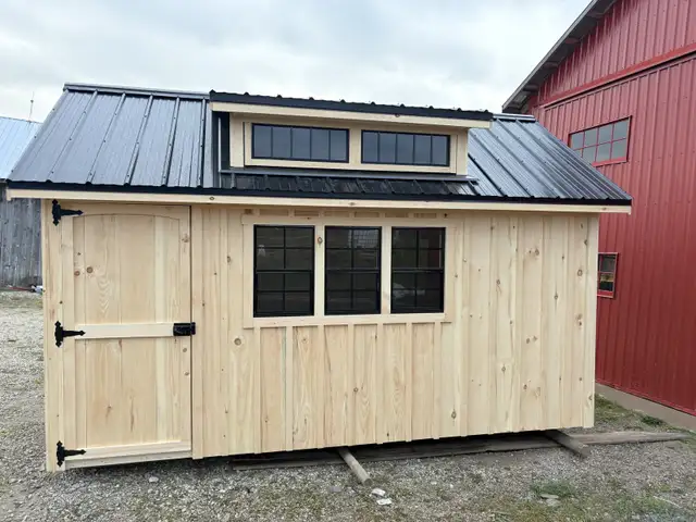 8x14 shed with dormer WINTER PRICING STILL! in Outdoor Tools & Storage in Owen Sound - Image 2