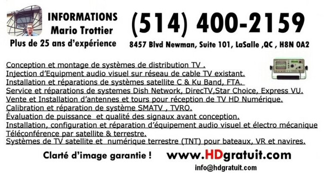 INSTALLATION SECURITY  SURVEILLANCE CAMERAS 514 400-2159 dans Appareils électroniques  à Ville de Montréal - Image 2