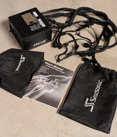 Seasonic Focus+ 650 Gold Modular Power Supply (SSR-650FX), View more