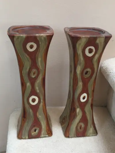 2 candle holders $30 candles $15 or everything for $40, View more