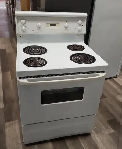 Stove - 30" Whirlpool Coil White - Used | Limited Time Offer., View more