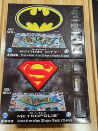 BATMAN/SUPERMAN 4D PUZZLES
