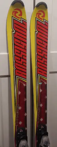 Rossignol 177 RPM 21 carving skis and Rossignol Power 100 Axial