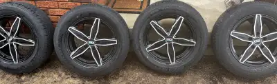 Selling a set of four 16-inch Euro Design Berlin rims with Westlake Radial RP18 all-season tires. Th...