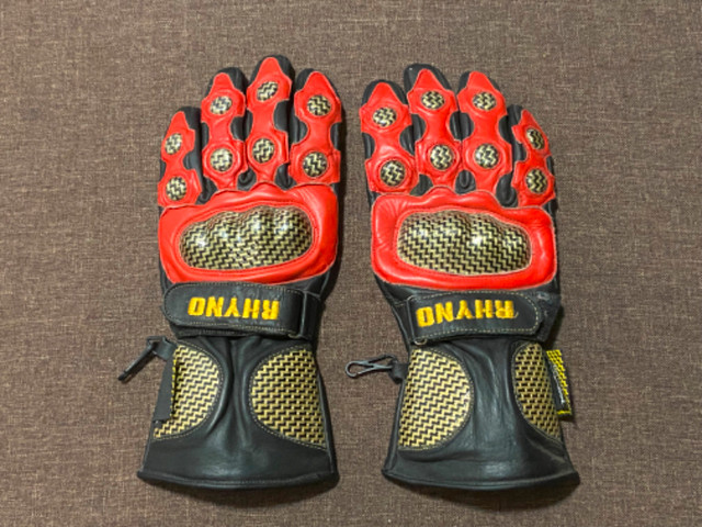 RHYNO Brand Motorcycle Gloves. BRAND NEW!!! Men’s size small in Motorcycle Parts & Accessories in Edmonton