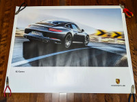 Belle affiche officielle Porsche 911