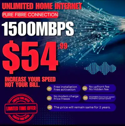 Best Cheap Internet Plans in Toronto– Unlimited Data, View more