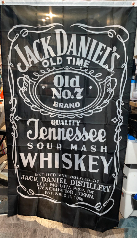 Jack Daniel's - 3' by 5' Banner in Arts & Collectibles in Burnaby/New Westminster - Image 2