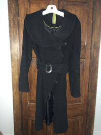 Manteau d'hiver noir 3/4 de marque Soïa & Kyo