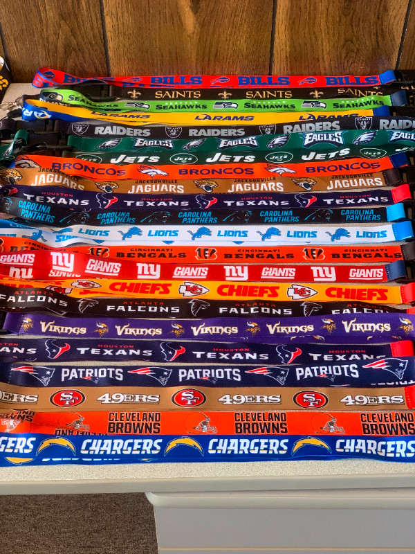 NFL Nylon Key Lanyards all 32 teams in Football in Thunder Bay