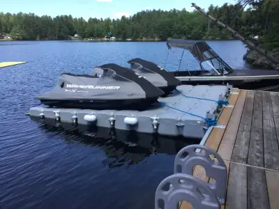 Jetfloat - The Original Modular Floating Docking System Since 1976. Made in Canada! Call or message...