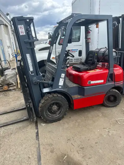 SKU: Type: Forklift Make: STARKE Model: FG25 Power: Propane Capacity (Ibs):5000 Lbs Hours:4077 hrs M...