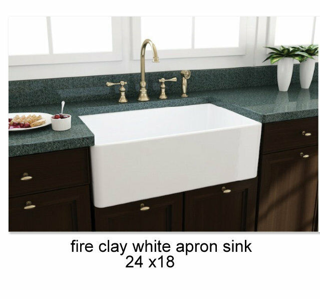 fire clay white apron sink in Plumbing, Sinks, Toilets & Showers in Hamilton - Image 2