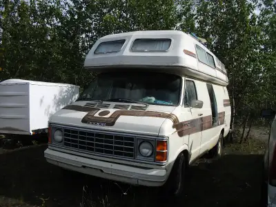 1979 Dodge Camper Van for sale. Good for camping, hunting, or if you want to live in it. Has the tru...