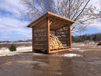 Gazebo/firewood storage 