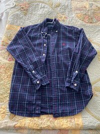 Boys 8/10 Ralph Lauren button up collared shirt
