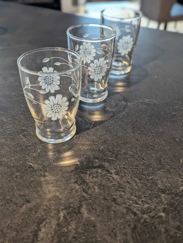 6 juice glasses, retro in Kitchen & Dining Wares in Oakville / Halton Region - Image 4