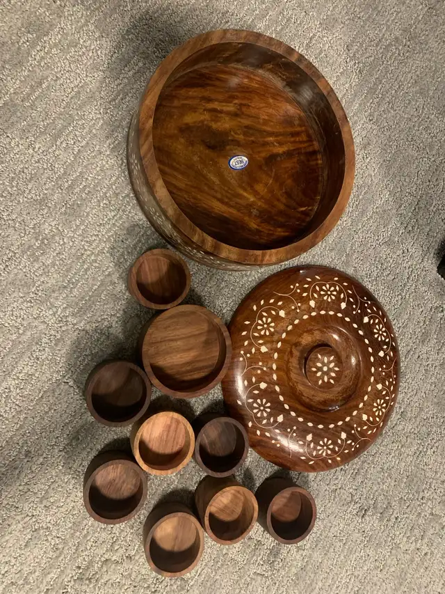 wood spice box with 9 compartments  in Storage & Organization in Mississauga / Peel Region - Image 5