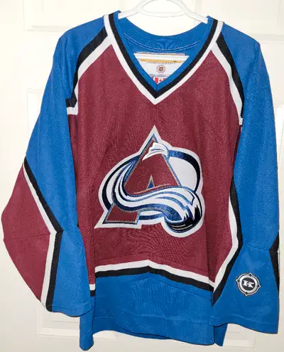 Rare Colorado Avalanche Vintage Koho jersey. Adult small. Near mint 150.00. Montreal Canadians purpl...