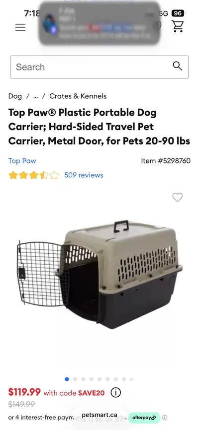 Dog crate, View more