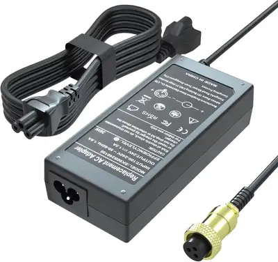 24V 1.5A 36W Electric Scooter Battery Charger for Razor Quad 3-Prong Inline E100 E200 E200S E175 E30...