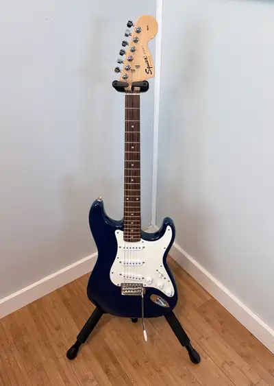 Fender Squier Affinity Stratocaster Upgraded electronics with Stew Mac drop in pick guard, with new...