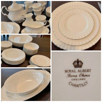 Royal Albert "Chantilly " Sets for 12 Plus Full Tea Service Plus
